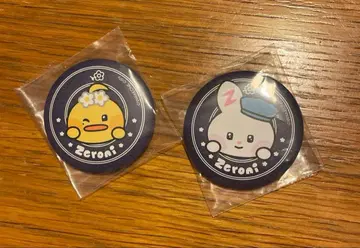 제로니 zeroni 에니마이 복권 캔 배지 2세트