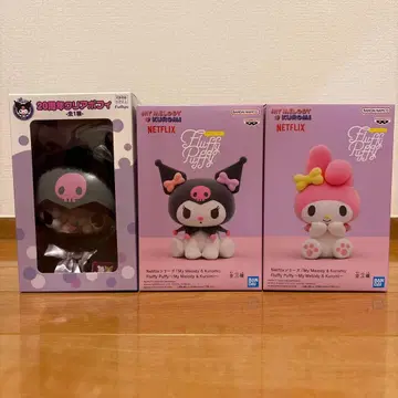 산리오 피규어 세트 마이멜로디 쿠로미