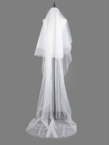 웨딩 베일 롱 3m 2단식