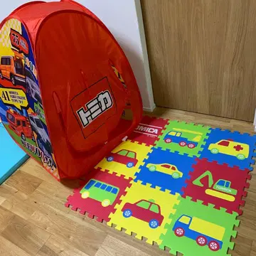 토미카 컴팩트 팝업 텐트, 퍼즐 조인트 매트 세트