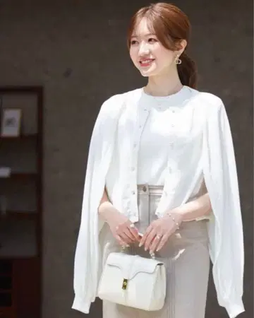 Maison Echelle 2WAY 코튼 니트 가디건 메종 에쉘