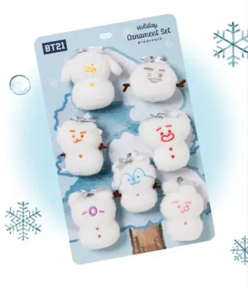 BT21 눈사람 오너먼트 세트 ( SNOWMAN )
