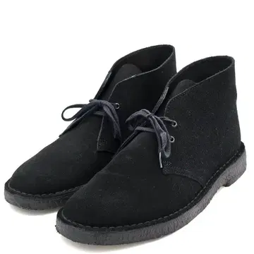 새상품급 Clarks 클락스 26cm 부츠 스웨이드 블랙