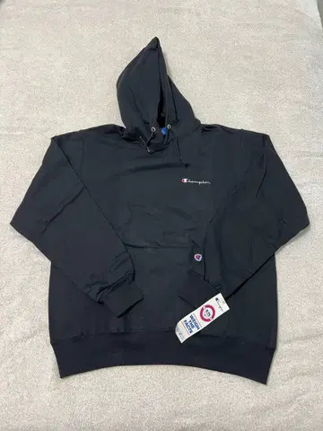 Champion 블랙 후드티 XL 90s 데드스탁 레어