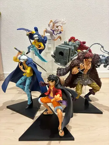 [ 개봉품 6점 ] 원피스 제일복권 피규어 세트 삼선장