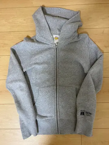 blueblue 러셀 애슬레틱 그레이 후드티