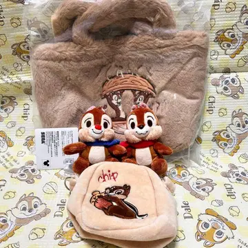 칩&데일&클라리스 마스코트 Fluffy Cuties 백