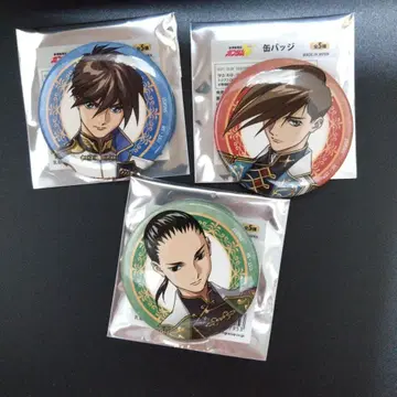 건담 W Knight Style 캔뱃지 히이로 트로와 우페이