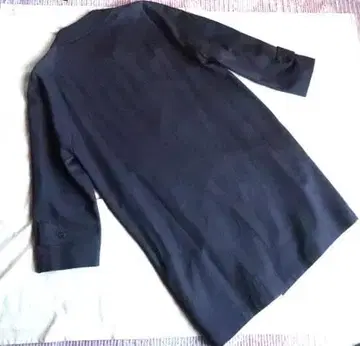 몇 회 착용 새상품급 체스터 코트 울 100 비즈니스 코트 그레이 M 롱