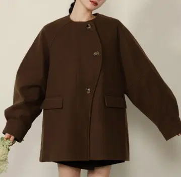 hinari 웨이브 디자인 미들 코트