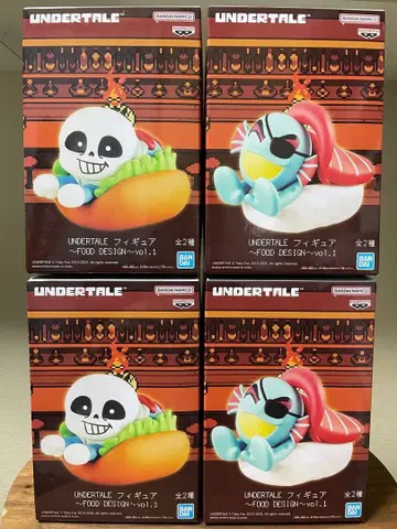 미개봉 새상품 언더테일 피규어 FOOD DESIGN 4체 세트
