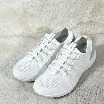 [ moz ] 모즈 니트 슬립온 스니커즈 화이트 엘크 경량 23cm