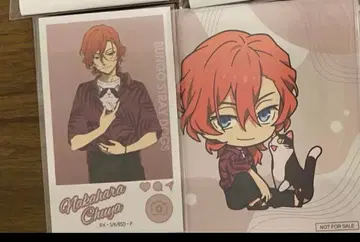 문호 스트레이독스 마네키네코 문스토 나카하라 츄야 코스터 포토 카드