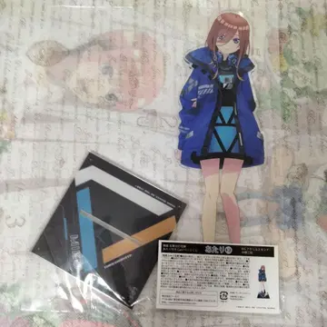 5등분의 신부 나카노 미쿠 캔뱃지 복권 아크릴 스탠드