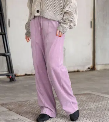 nikoand 니코앤드 토끼 터치 벨로아 팬츠 L