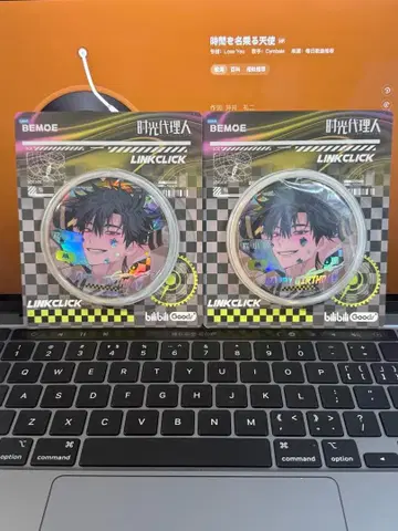 시광대리인 토키 생일 캔뱃지 2개