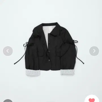 apres jour mignon dot x ribbon jacket