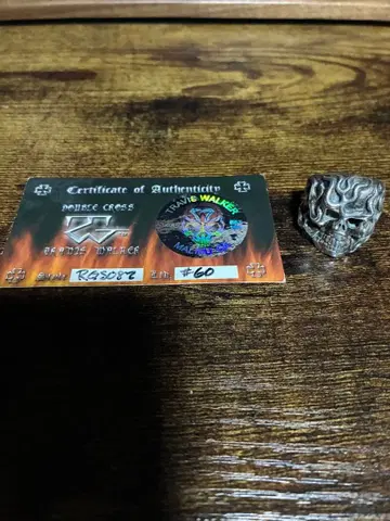 트래비스 워커 스컬 반지 18호