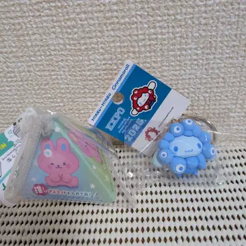 간사이 만박 미야쿠미야쿠 변신 입체 마스코트 키링 시나모롤 최애