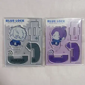 나기 세이시로 & 미카게 레오 흔들흔들 아크릴 피규어 2개 세트 블루 록