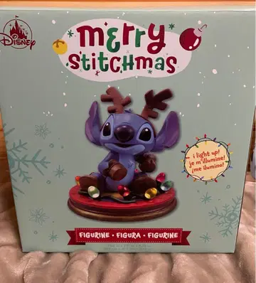 디즈니 스토어 크리스마스 스티치 라이트업 피규어