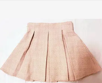 새상품 (택 포함) 다리치 핑크 트위드 스커트
