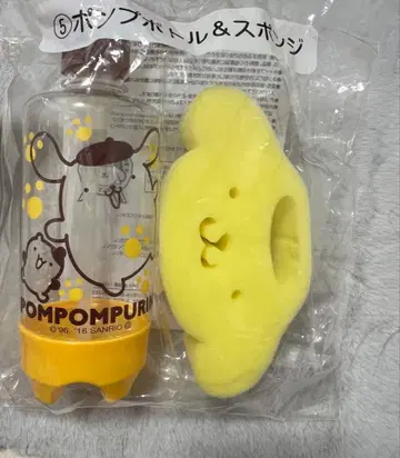새상품 폼폼푸딩 1등 복권 펌프 보틀과 스펀지 세트
