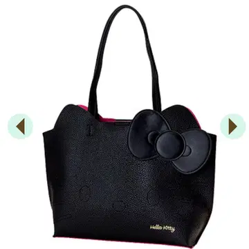 레어 sanrio 정품 Hello Kitty 가죽 토트백