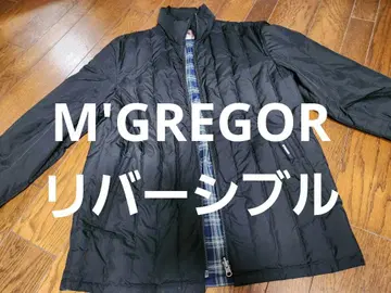 새상품급 M'GREGOR 리버서블 퀼팅 자켓 L 블랙
