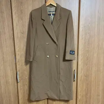 DAKS 캐시미어 울 더블 체스터 코트 롱 코트