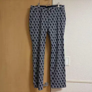 앤퍼시 골프 남성 바지 스트레치 하운드투스 체크 패턴 사이즈 XL 네이비