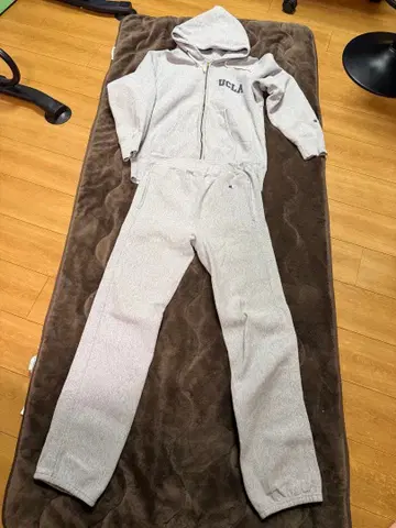 빨간색 택 Champion 리버스 위브 USA 맨투맨 세트 빨간색 택