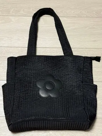 MARY QUANT 마리콴트 마리쿠와 누비 토트백