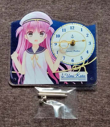 Summer Pockets 아크릴 시계 카토 우미