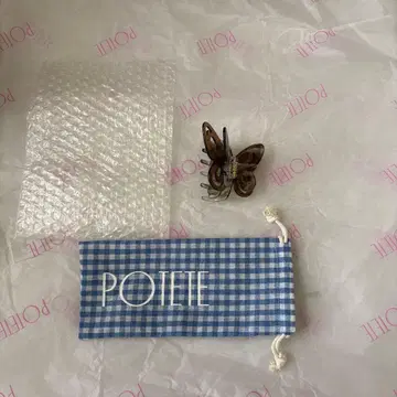 [ 미사용 새상품 ] 재판매 potete 버터플라이 클립 (리뉴얼 버전)