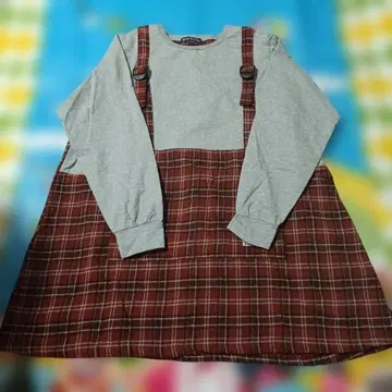 새상품급/드럭 스토어즈/튜닉/플란넬 셔츠지/F