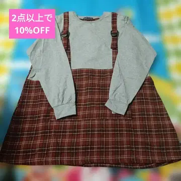 새상품급/드럭 스토어즈/튜닉/플란넬 셔츠지/F