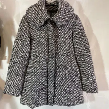 CECILMcBEE 트위드 다운 코트