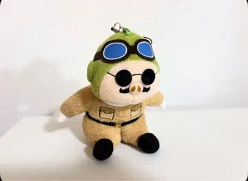 붉은 돼지 봉제 인형 키링 포르코 로쏘