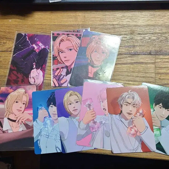 플레이브 노아 애니메이트 미공포 대쉬 미공포 및 응원봉 포카