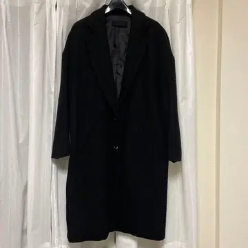 JEANASIS 체스터 코트 블랙 컬러 겨울용