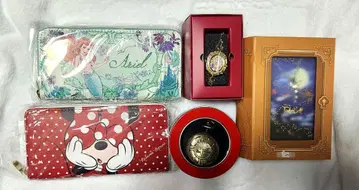 디즈니 프라이스 세트 장지갑 시계 목걸이