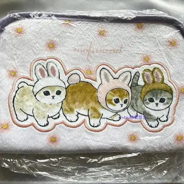 미사용 새상품 멀티 케이스 우사냥 모자수첩 통장 지갑 모프 샌드