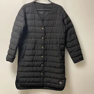 BEAMS HEART 블랙 다운 자켓