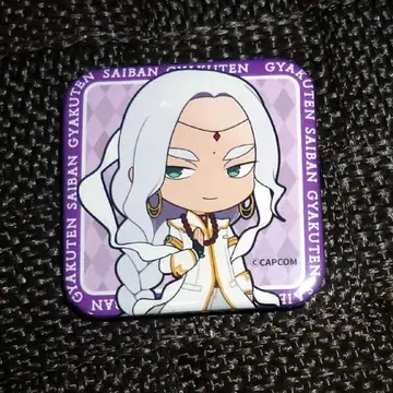 역전재판 화랑 나유타 사드마디 캔뱃지 역전재판 캔뱃지