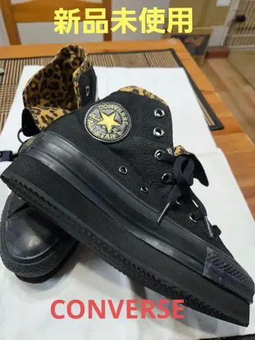 Converse 블랙 하이컷 스니커즈