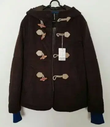 플라보아 후드 부착 더플 코트 택 포함 미사용