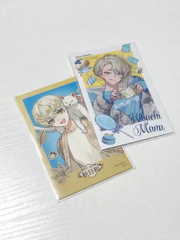 히바치 마나 랜덤 폴라로이드풍 카드 스티커