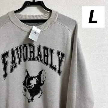 [미사용 택 포함] niko and - 니트 불독 아이보리 L