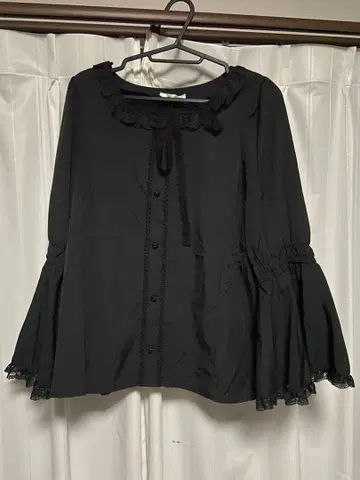 마시로 아리스 시마무라 히메소데 블라우스 블랙 LL